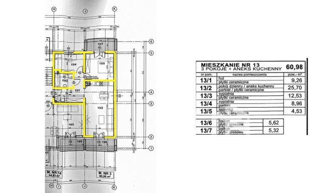 Mieszkanie 3-pokojowe Rzeszów, ul. Czudecka. Zdjęcie 9