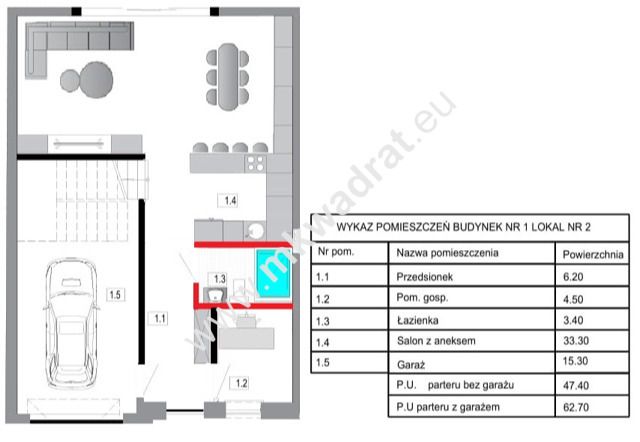 dom szeregowy, 5 pokoi Raszyn. Zdjęcie 13
