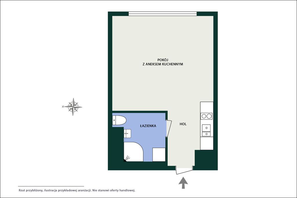 Mieszkanie 1-pokojowe Warszawa Bielany, ul. Słodowiec. Zdjęcie 14