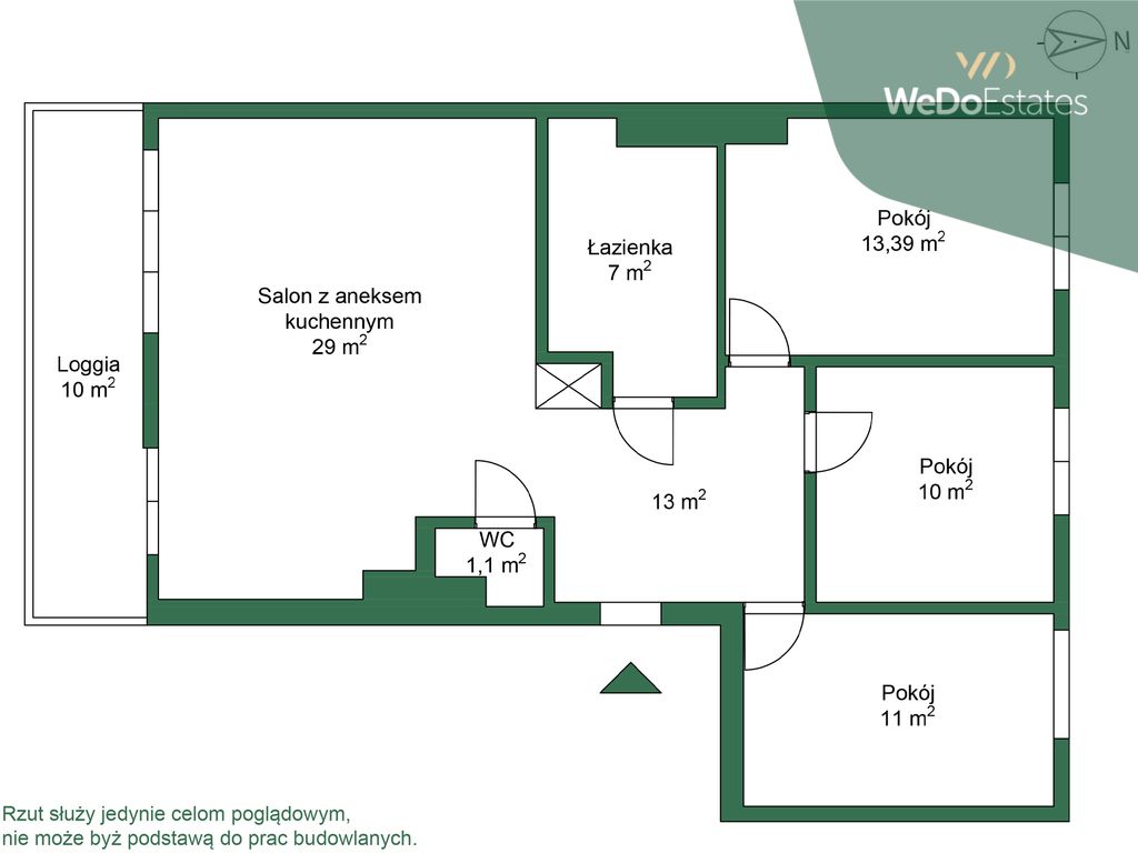 Mieszkanie 4-pokojowe Warszawa Bielany, ul. Jana Kochanowskiego. Zdjęcie 22