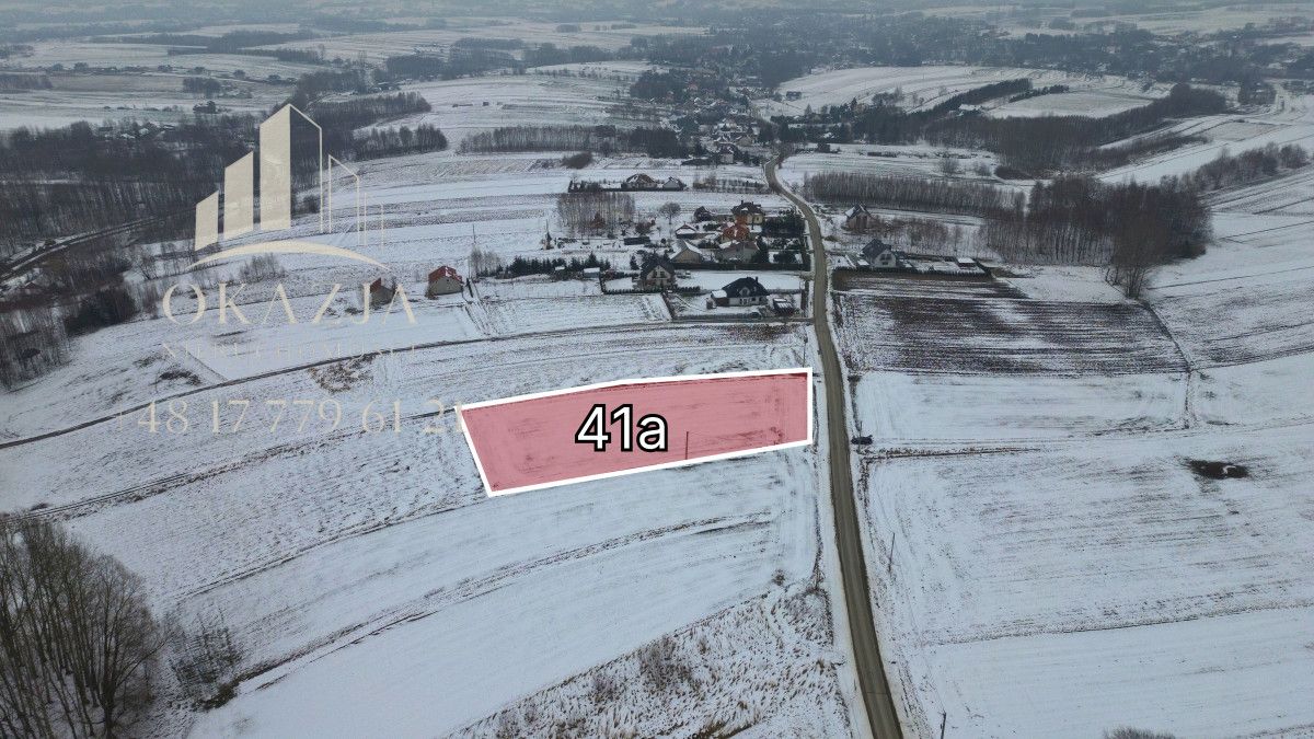 Działka inwestycyjna Niechobrz. Zdjęcie 3