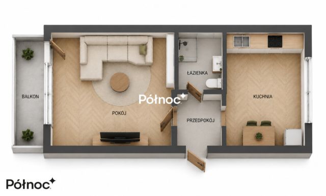 Mieszkanie 1-pokojowe Bytom, ul. Szymały. Zdjęcie 12