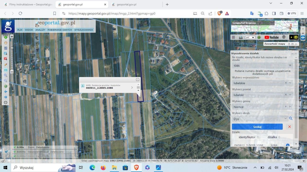 Działka budowlana Dys. Zdjęcie 2