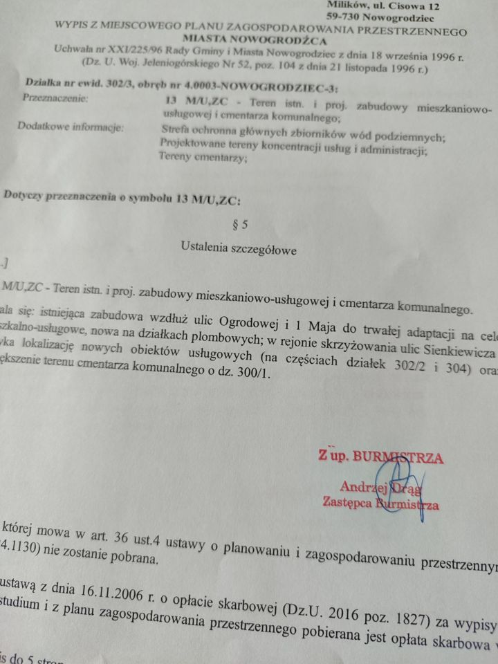 Działka inwestycyjna Nowogrodziec, SIENKIEWICZA. Zdjęcie 4