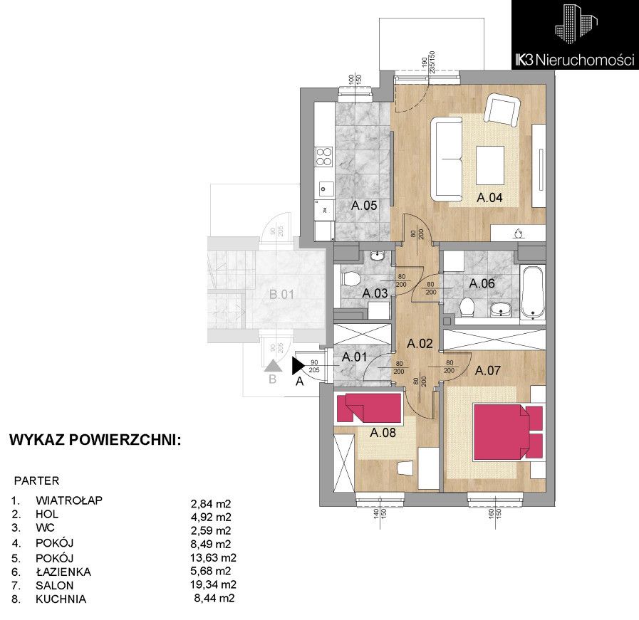 Mieszkanie 3-pokojowe Warszawa Białołęka, ul. Konik Polny. Zdjęcie 20