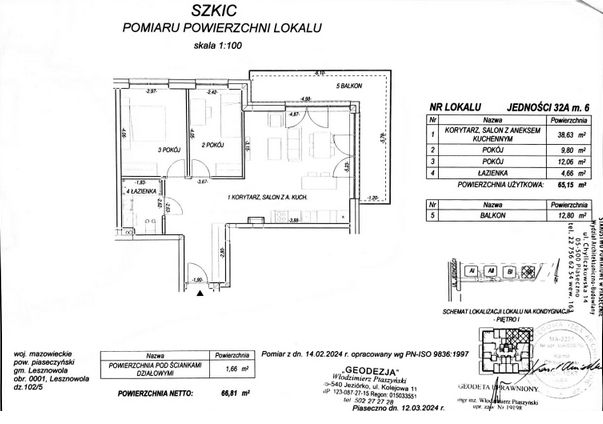 Mieszkanie 3-pokojowe Lesznowola. Zdjęcie 6