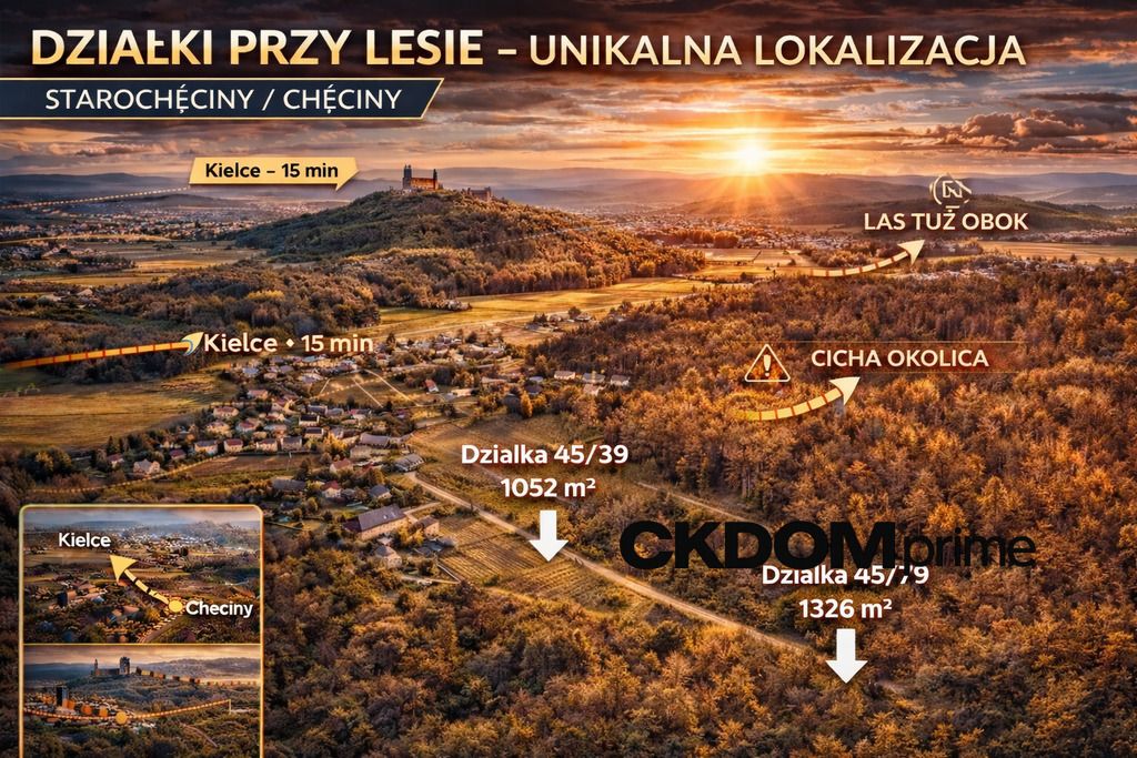 Działka Starochęciny. Zdjęcie 2