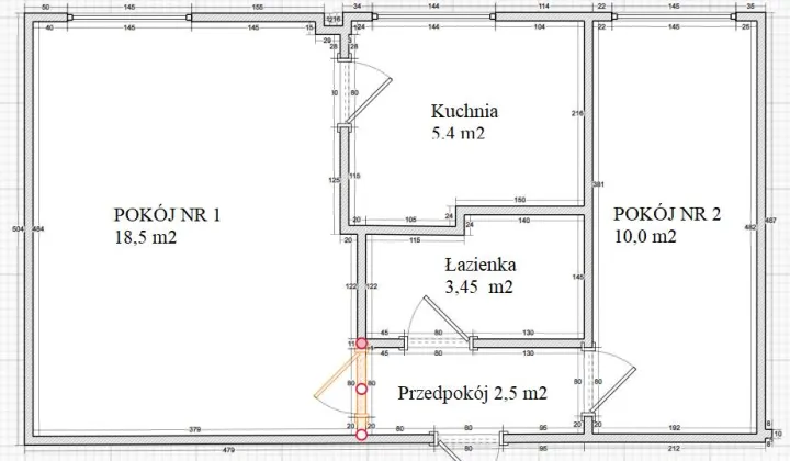 Mieszkanie 2-pokojowe Ozorków, ul. Nowy Rynek