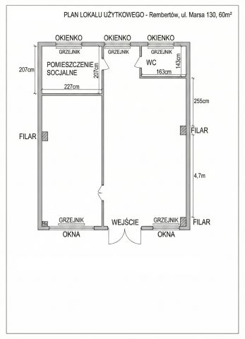 Lokal Warszawa Rembertów, ul. Marsa. Zdjęcie 8