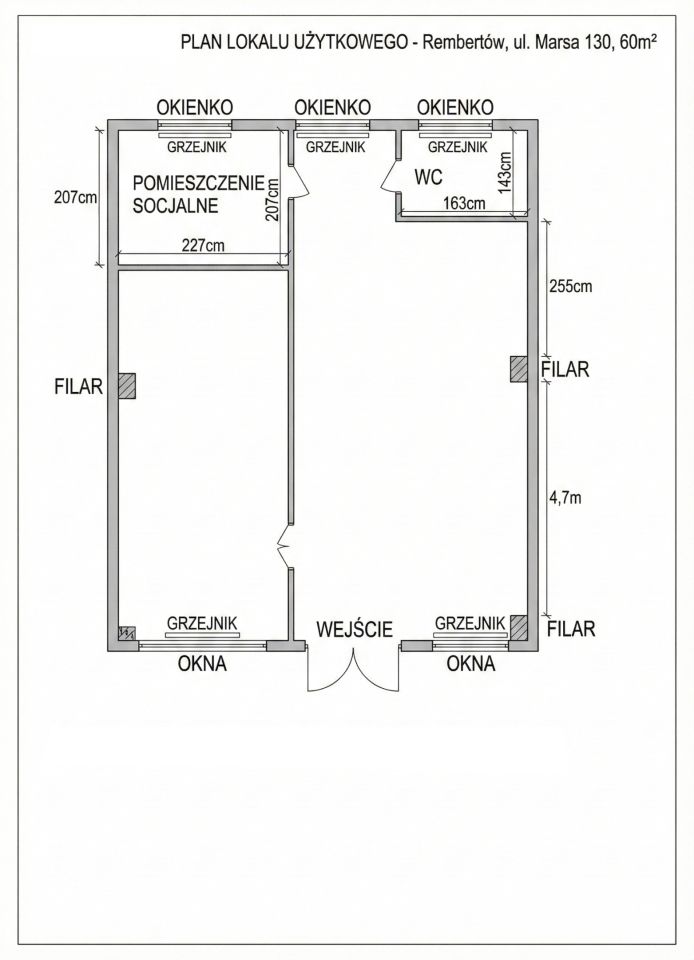 Lokal Warszawa Rembertów, ul. Marsa. Zdjęcie 8