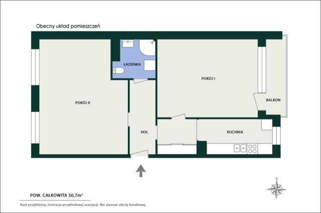 Mieszkanie 2-pokojowe Warszawa Bielany, ul. Honoriusza Balzaka. Zdjęcie 11