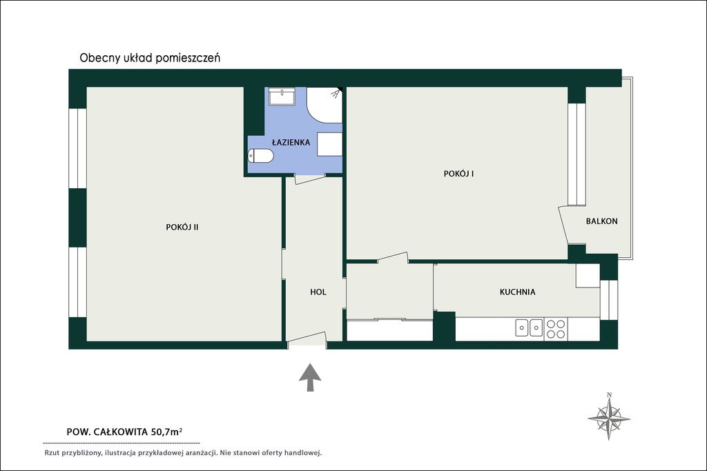 Mieszkanie 2-pokojowe Warszawa Bielany, ul. Honoriusza Balzaka. Zdjęcie 11