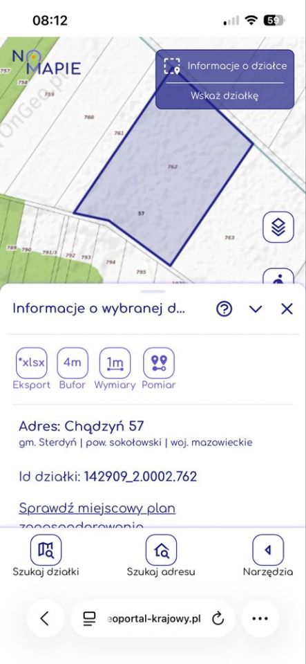 Działka rolna Chądzyń. Zdjęcie 3