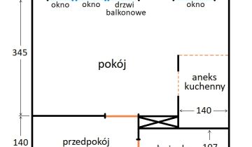 Mieszkanie 1-pokojowe Warszawa Mokotów, ul. Broniwoja