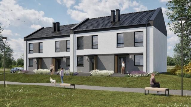 bliźniak, 4 pokoje Gronowo Górne, ul. Kryształowa. Zdjęcie 1