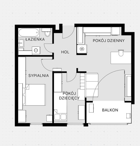 Mieszkanie 3-pokojowe Warszawa Bielany, ul. Heroldów. Zdjęcie 18