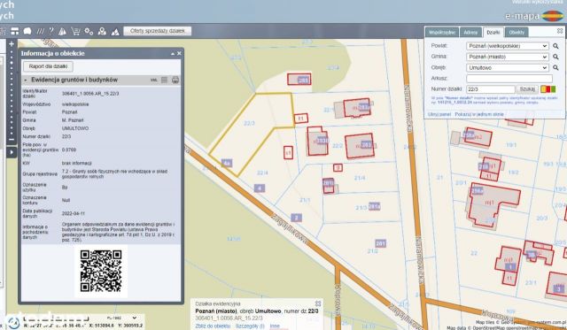 Działka budowlana Poznań Umultowo, ul. Zagajnikowa. Zdjęcie 1