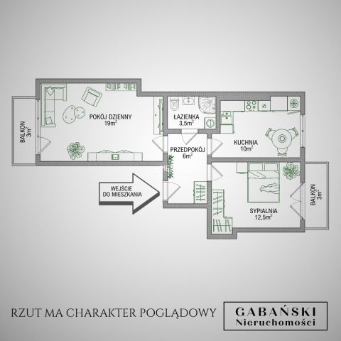 Mieszkanie 2-pokojowe Tarnów, ul. Legionów. Zdjęcie 16