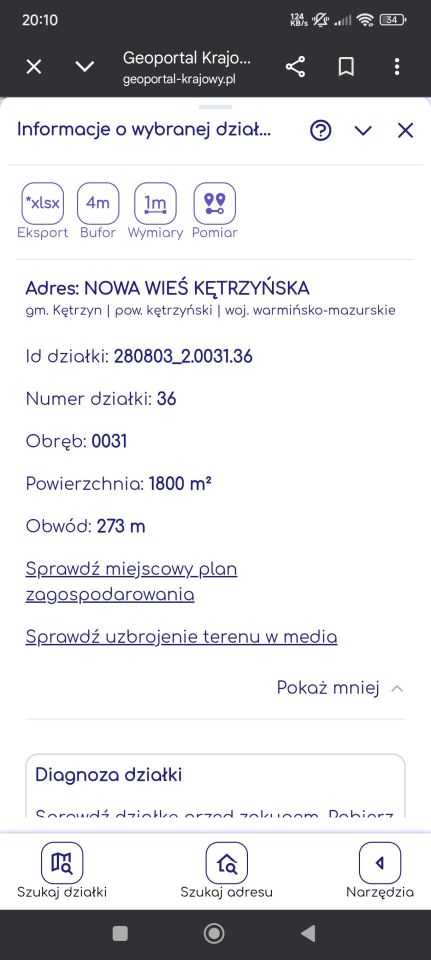 Działka budowlana Nowa Wieś Kętrzyńska. Zdjęcie 2