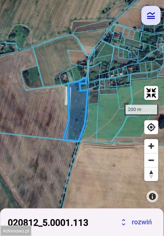 Działka inwestycyjna Gajów. Zdjęcie 1