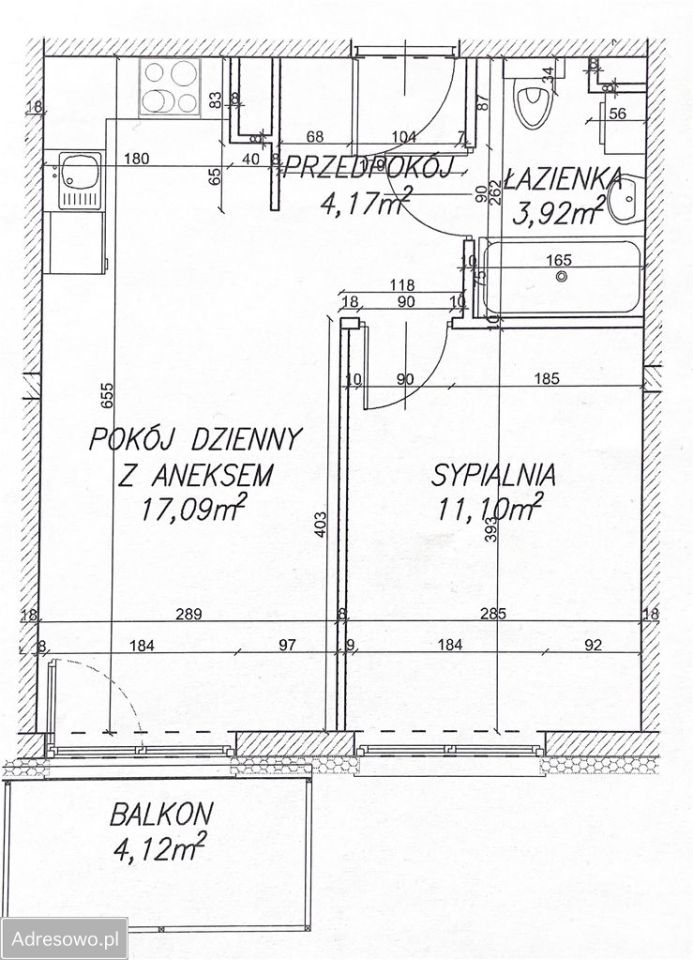 Mieszkanie 2-pokojowe Wrocław Psie Pole, ul. Szałwiowa. Zdjęcie 18