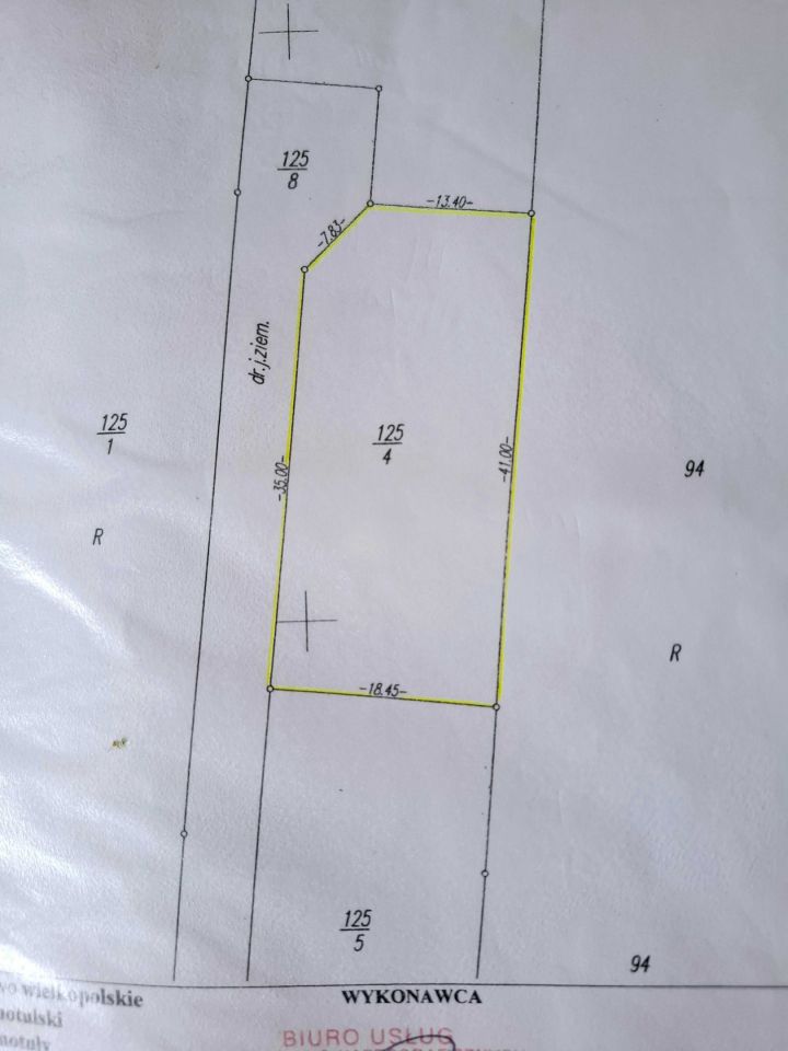 Działka budowlana Gąsawy, ul. Miodowa