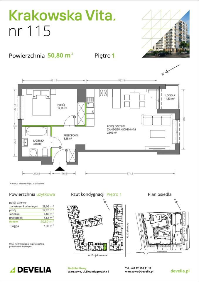Mieszkanie 2-pokojowe Warszawa Włochy, al. Krakowska. Zdjęcie 10