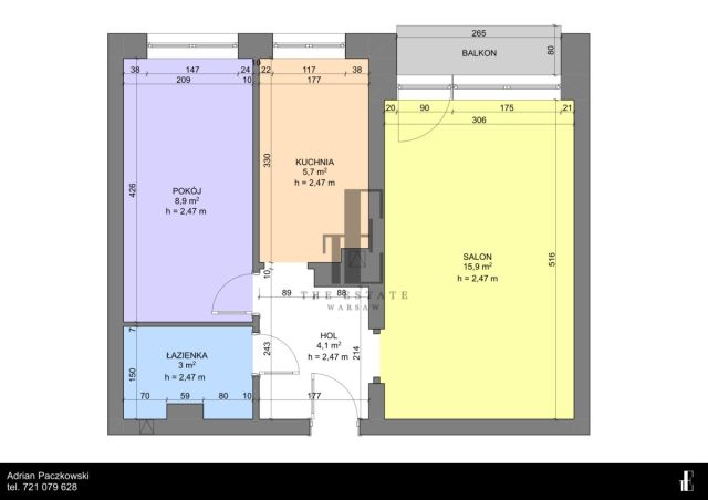 Mieszkanie 2-pokojowe Warszawa Targówek, ul. Żuromińska. Zdjęcie 12