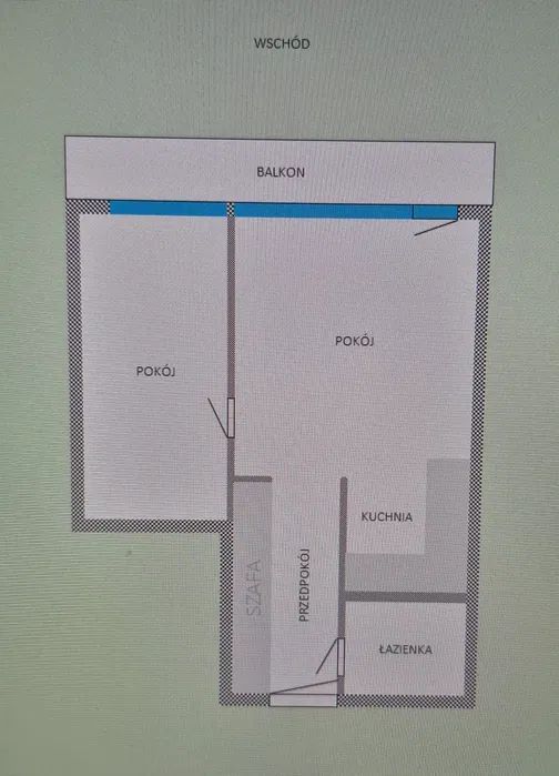 Mieszkanie 2-pokojowe Katowice os. Tysiąclecia, ul. Piastów. Zdjęcie 8