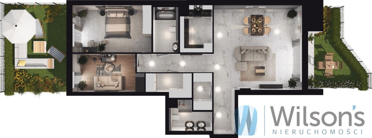 Mieszkanie 3-pokojowe Piastów, ul. Stanisława Bodycha. Zdjęcie 3