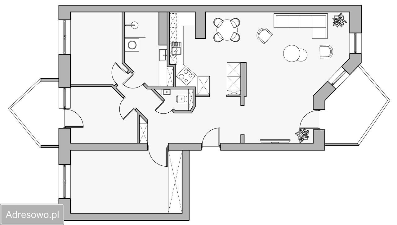 Mieszkanie 4-pokojowe Lublin Wieniawa, al. gen. Władysława Sikorskiego. Zdjęcie 14