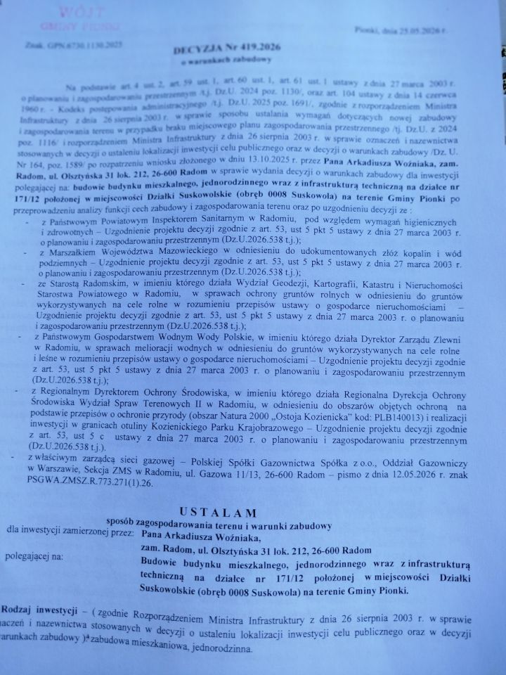 Działka budowlana Działki Suskowolskie. Zdjęcie 7