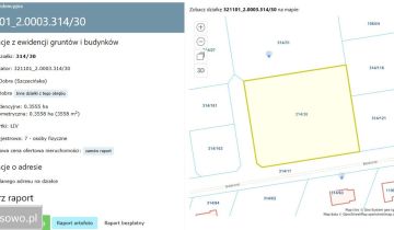 Działka rolno-budowlana Dobra, ul. Biedronki