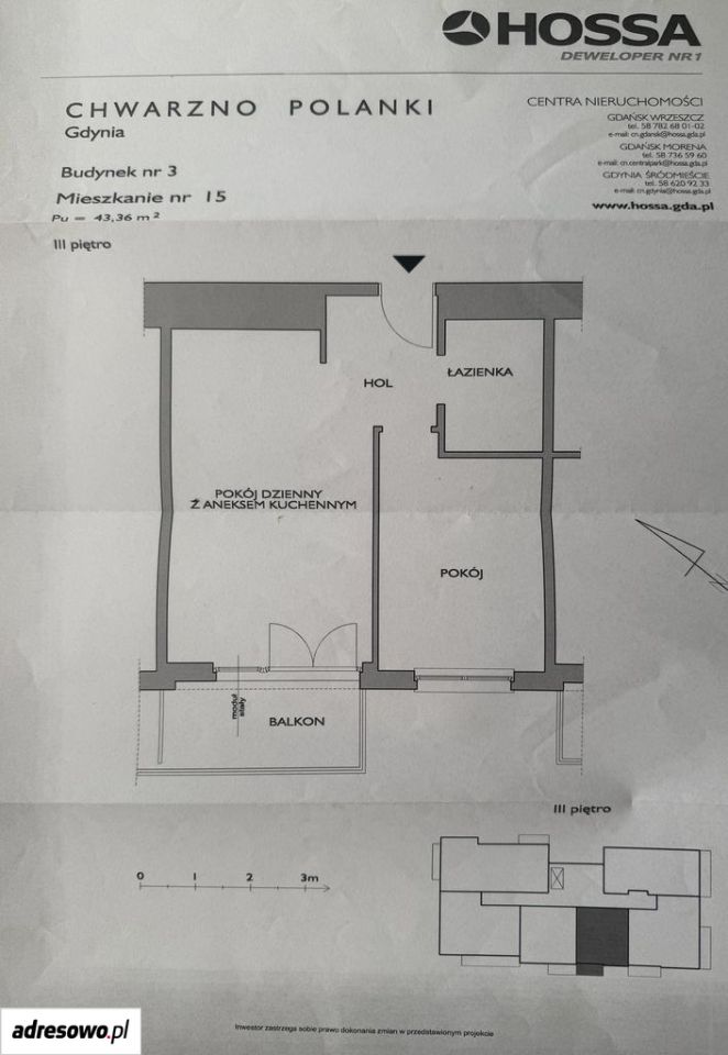 Mieszkanie 2-pokojowe Gdynia Chwarzno-Wiczlino, ul. Władysława Grabowskiego. Zdjęcie 20