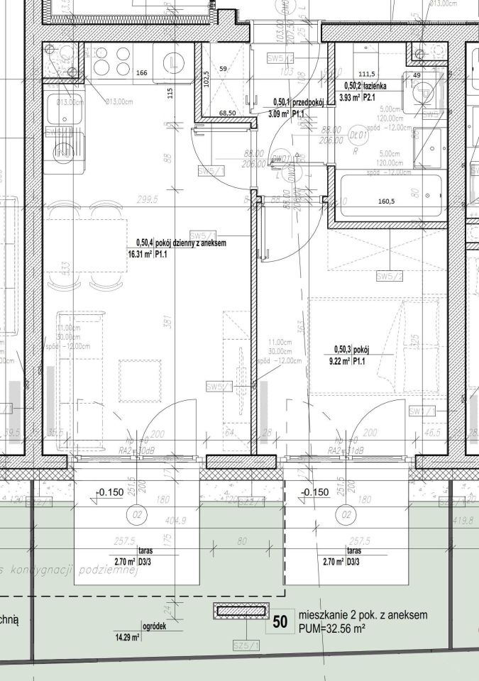Mieszkanie 2-pokojowe Wrocław Psie Pole, ul. Rycerska. Zdjęcie 2