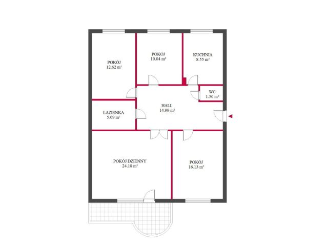 Mieszkanie 4-pokojowe Łódź Widzew, ul. Aleksandra Tansmana. Zdjęcie 21