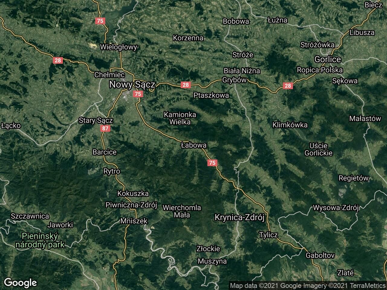 Działka budowlana Łabowa, Łabowa. Zdjęcie 1