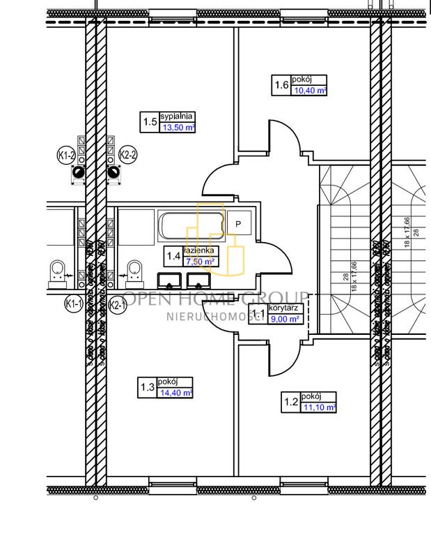 dom szeregowy, 5 pokoi Wrocław. Zdjęcie 13