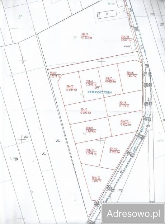 Działka budowlana Boratyniec Lacki