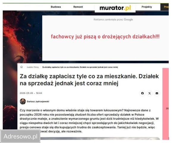 Działka budowlana Liskowate. Zdjęcie 6
