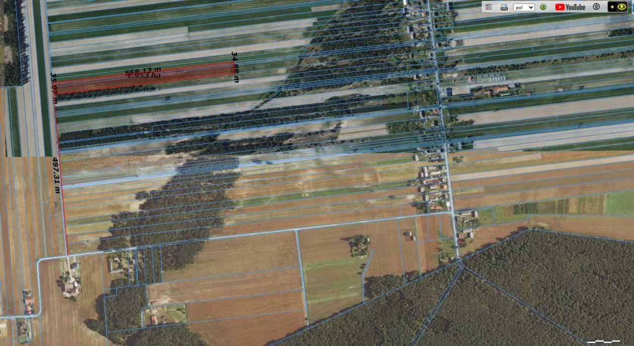 Działka rolna Łazy-Dąbrowa. Zdjęcie 2