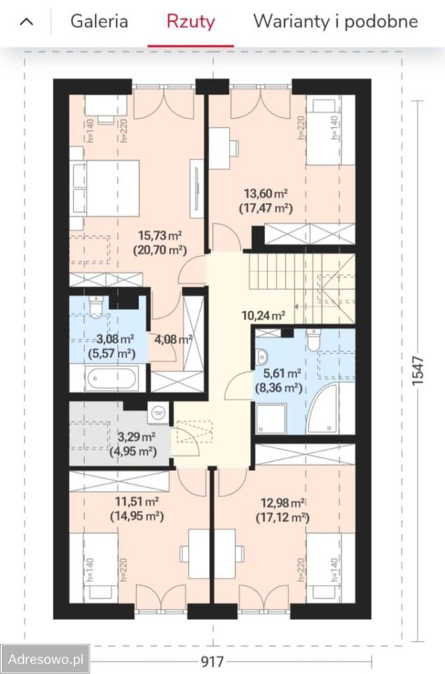 dom wolnostojący, 5 pokoi Gulczewo, ul. Borowikowa. Zdjęcie 7