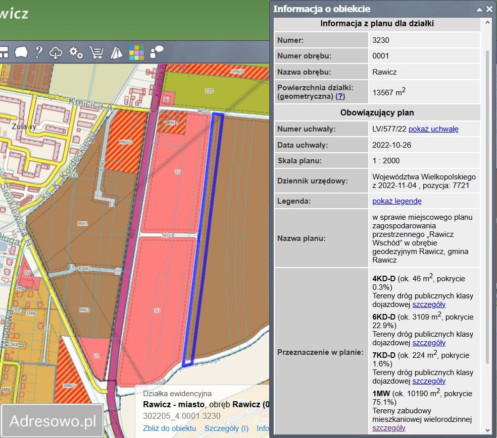 Działka inwestycyjna Rawicz, ul. Pogodna. Zdjęcie 3