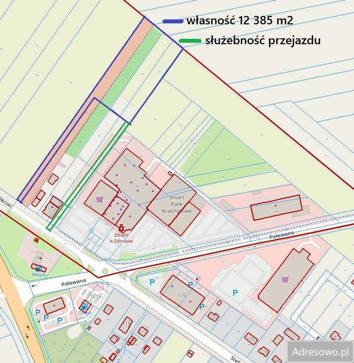 Działka inwestycyjna Krasnystaw. Zdjęcie 1