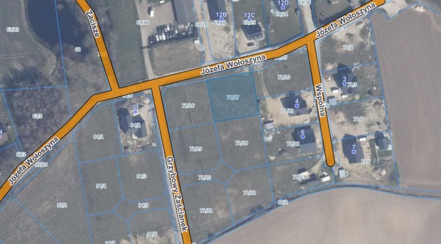 Działka budowlana Bojano, ul. Józefa Wołoszyna. Zdjęcie 2