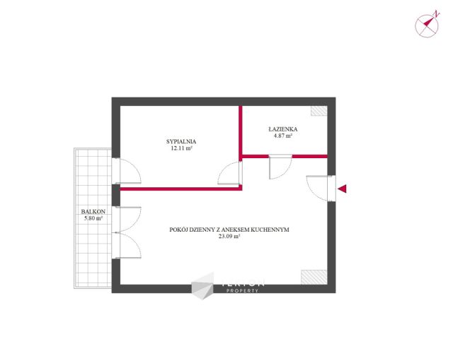 Mieszkanie 2-pokojowe Gdańsk Śródmieście, ul. Chmielna. Zdjęcie 19