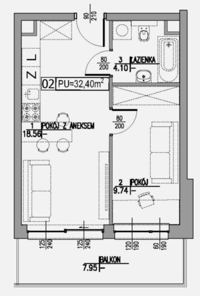 Mieszkanie 2-pokojowe Łódź Zdrowie, ul. Mania. Zdjęcie 7
