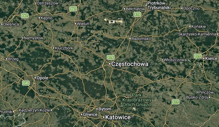 Działka rod Częstochowa Brzeziny Małe