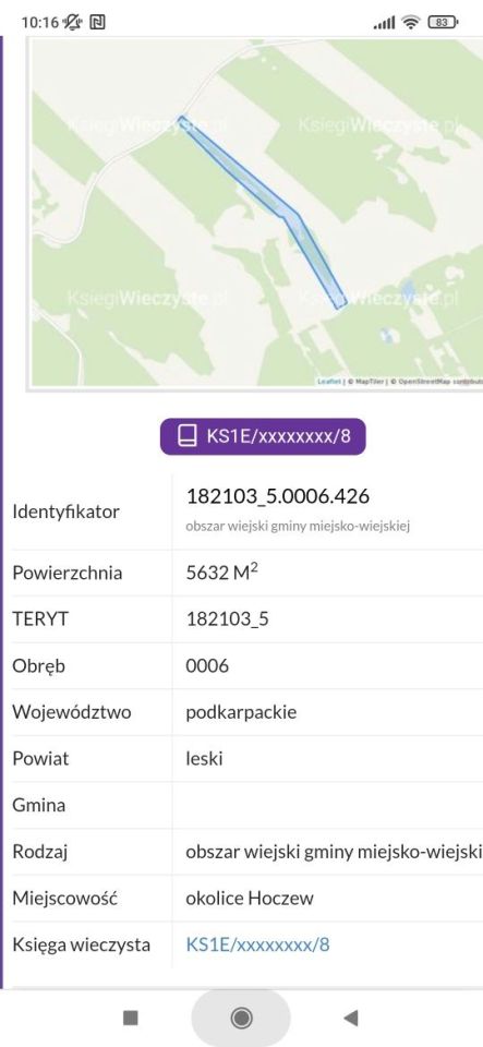 Działka rolno-budowlana Hoczew. Zdjęcie 5