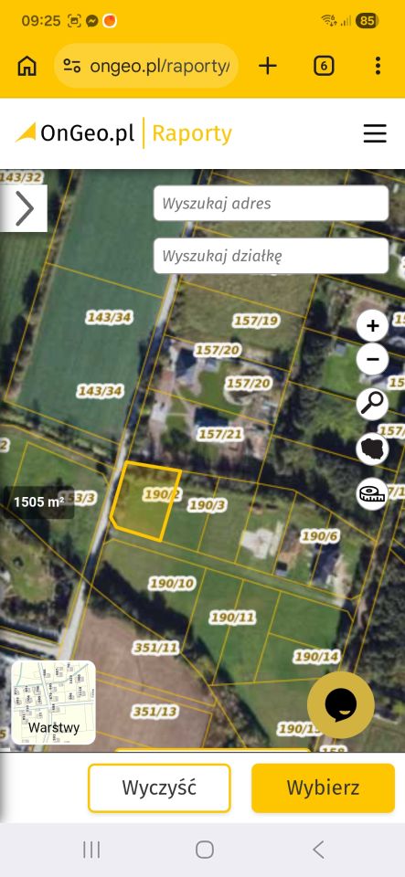Działka budowlana Górsk, ul. Czeremchowa. Zdjęcie 1